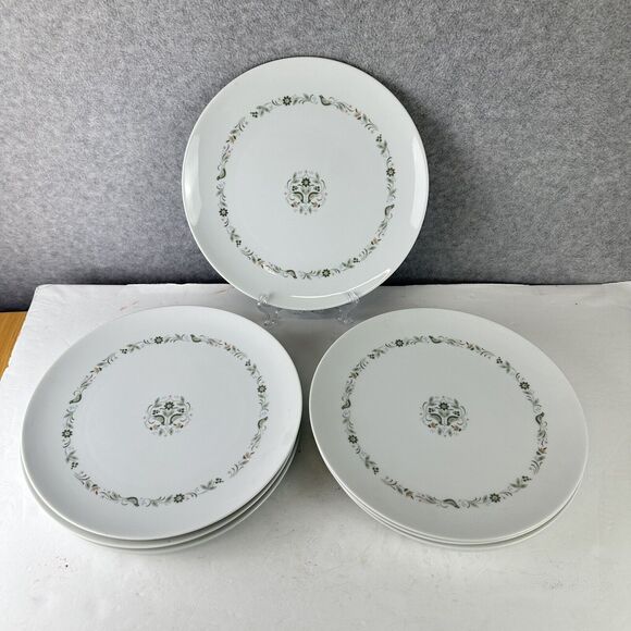 Noritake China 117 Dutch Treat Cookin Serve Dinner Plates 10.5”‎ Set of 7 Japan - Picture 2 of 5
